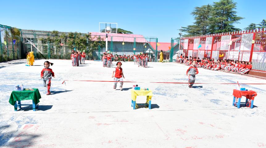 KINDERGARTEN FUN RACES ACTIVITY