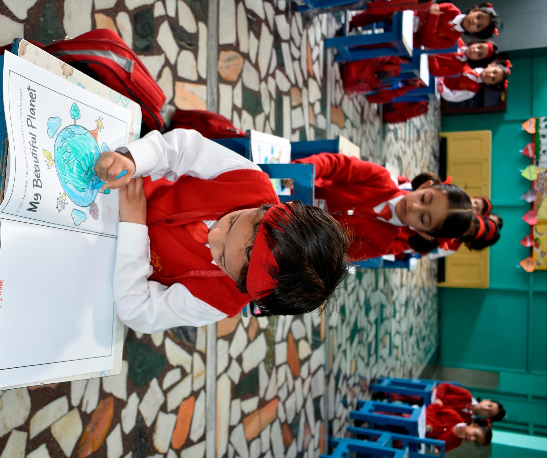 ENVIRONMENT DAY COLOURING  ACTIVITY (NURSERY)